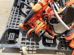 (9) Black and Decker Electric Weedeaters