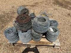 Pallet of Barbed Wire