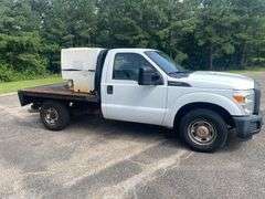 2015 Ford F-350 Super Duty 2 Door Regular Cab Flatbed Truck (169,066 Miles)