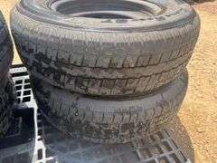 (4) Radial CastleRock ST205/75 R15 Tires with Rims