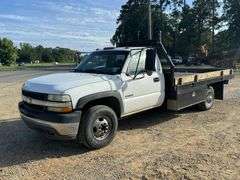2001 Chevrolet 3500 Single Cab FlatBed Pickup (171,895 Miles)