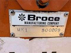 2019 Broce MK1 Transfer Sweeper Broom (738 Hours)