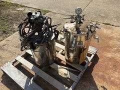 (2) Binks 5 Gallon Pressure Tanks