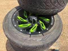 (7) Nitto 255/55 R18 Tires with Supra Wheels