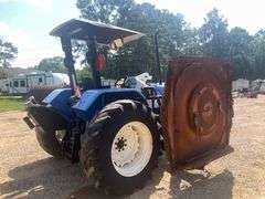 2011 New Holland T5 040 Open Cab 2wd Tractor with Side Cutter