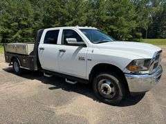 2011 Dodge Ram 3500 4X4 Flatbed Utility Truck (171,694 Miles)