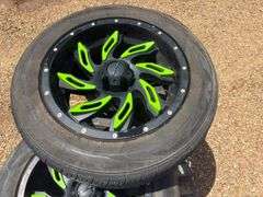 (7) Nitto 255/55 R18 Tires with Supra Wheels