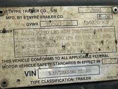 2006 Etnyre T/A Asphalt Belt Trailer