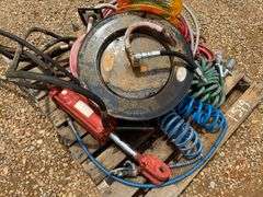 Pallet of Various Hoses & Hose Reels