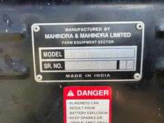2008 Mahindra 8560 4x4 Tractor w/Front Loader (239 Hours)