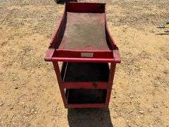 (2) Mobile Shop Carts with Shelves