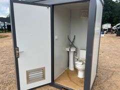 2-Private Stalls Portable Restroom