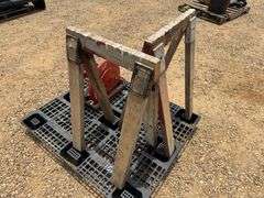 Milwaukee Cut-Off Saw w/ Sawhorses