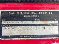 1987 International S1900 4x2 Tractor Truck (261,873 Miles)