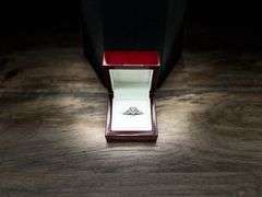 14k White Gold Heart Cluster Set (1.06 CTW)