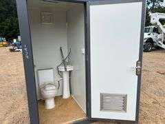 2-Private Stalls Portable Restroom