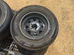 (4) Radial CastleRock ST205/75 R15 Tires with Rims