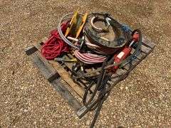 Pallet of Various Hoses & Hose Reels