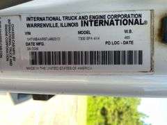 2007 International 7300 4x4 Digger Derrick Truck (39,457 Miles)