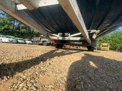 27' Work Barge w/ Tandem Axle Trailer