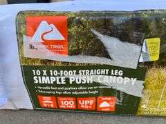 Ozark Trail 10'x10' Straight Leg Simple Push Canopy