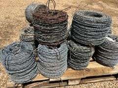 Pallet of Barbed Wire