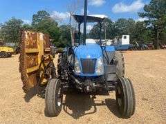 2011 New Holland T5 040 Open Cab 2wd Tractor with Side Cutter