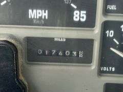 1996 International 8200 Sleeper Cab Single-Axle Dump Truck (174,038 Miles)
