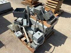 Pallet of Various Electrical Cutoff Switches & Transformers