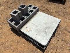 Concrete Blocks & Foldup Table