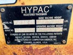 Hypac C830B Vibratory Smooth Drum Roller Compactor