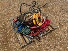 Pallet of Various Hoses & Hose Reels