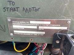2011 American General M929 5 Ton 6x6 Dump Truck (36,933 Miles)