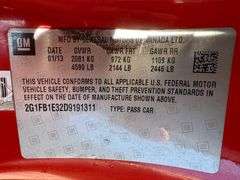 2013 Chevrolet Camaro LT 2D Coupe (136,537 Miles)