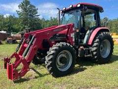 2008 Mahindra 8560 4x4 Tractor w/Front Loader (239 Hours)