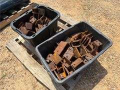 (2) Bins of Tandem Slipper Hangers