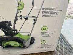 Greenworks 20" Snow Thrower
