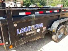 2013 14’ Load Trail Tandem Axle Bumper Pull Dump Trailer