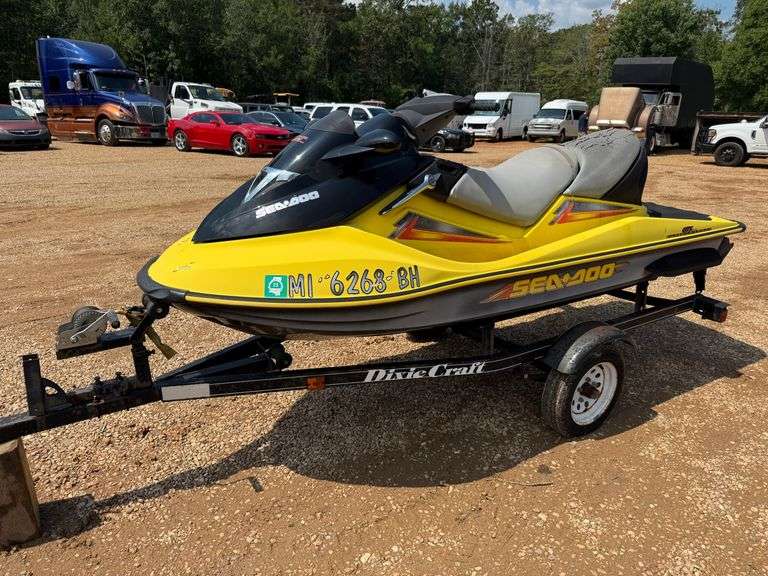 2004 SeaDoo GTX 4-Tec Jet Ski w/ Trailer
