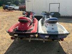 2000 Sea Doo Bombardier Jet Ski Pair w/Trailer