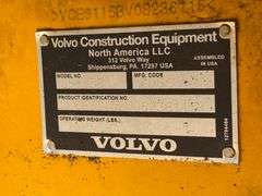 2016 Volvo SD115B Single Drum Shell Kit Compactor/Roller (703 Hours)