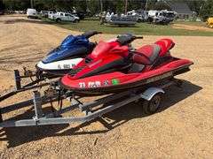 2000 Sea Doo Bombardier Jet Ski Pair w/Trailer