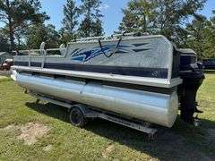 1997 Fisher Marine Freedom Series Pontoon Boat
