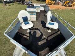 1997 Fisher Marine Freedom Series Pontoon Boat