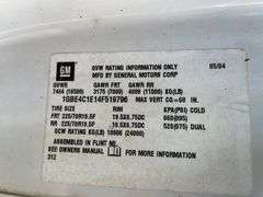 2004 Chevrolet C4500 2 Door Utility Body Dually Bucket Truck (138,152 Miles)