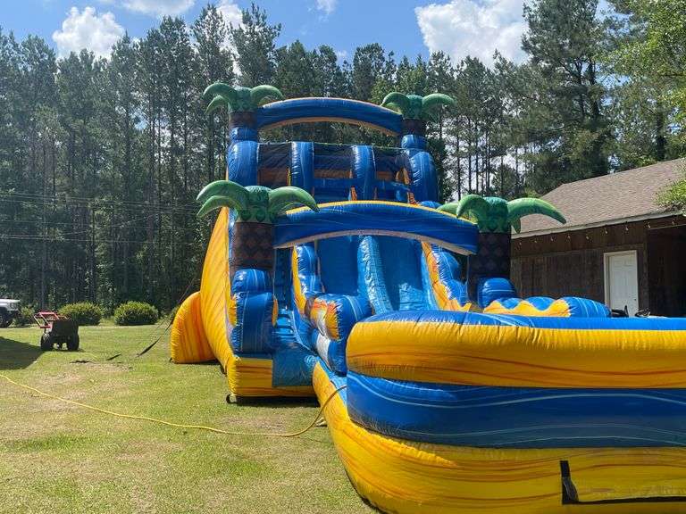 Baja Splash Dual Lane 20' Inflatable Water Slide