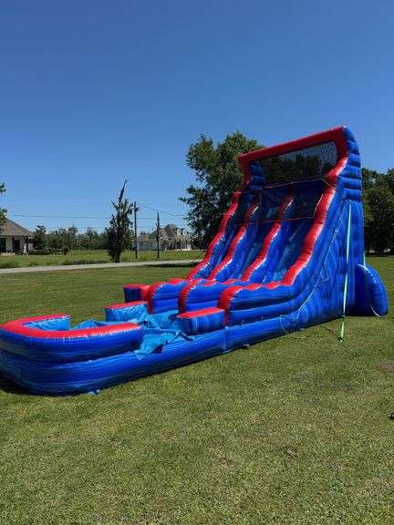 Tsunami Dual Lane 19' Inflatable Water Slide