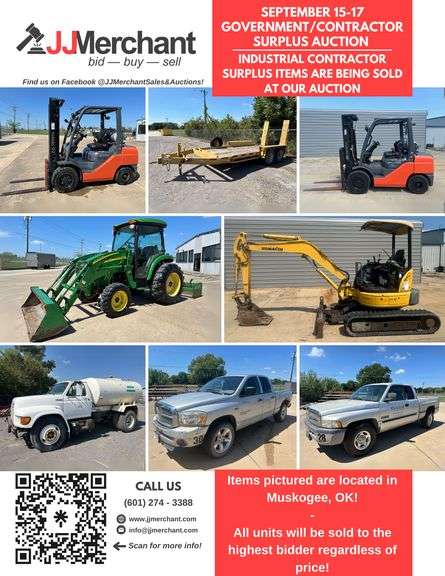 September Auction Muskogee Flyer