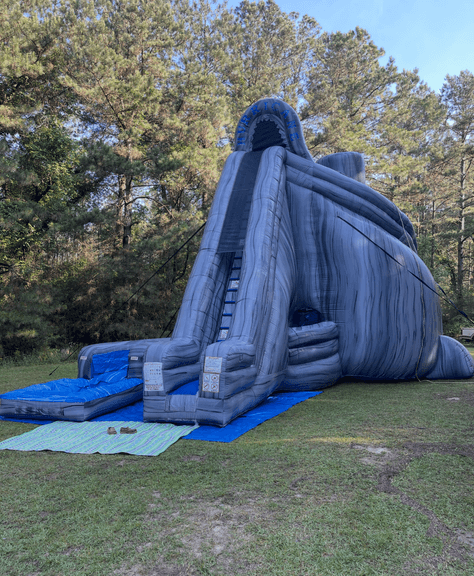 Single Lane 27' Inflatable Spiral Water Slide