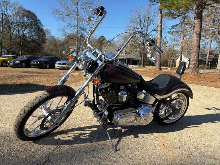 2005 Harley Davidson FXSTD Motorcycle (14,059 Miles)